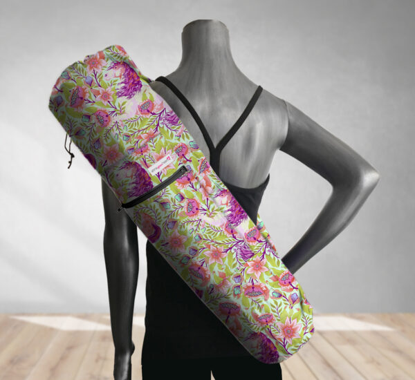 Magical Poppies Pink Yoga Bag 201904A