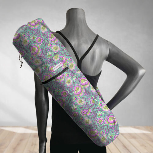 Purple Petal Head Yoga Bag 201907A