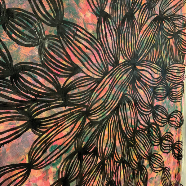 Painted Fabric - Lemuria