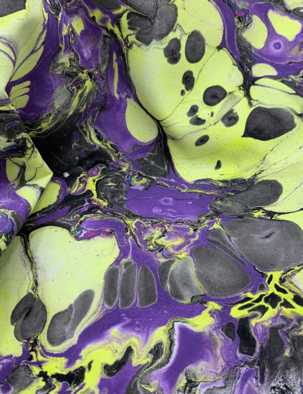 Water Marbled Fabric - Takis