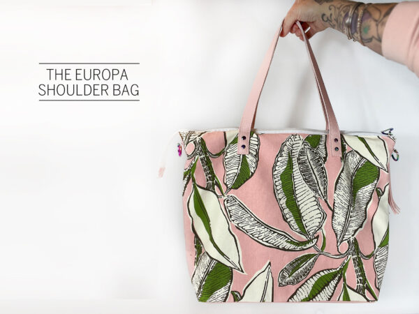 Europa Shoulder Bag, Shoulder Bag, Water Marbled Bag, Marbled Bag, Handbag, Purse, Handbag, Unique Gift For Her, Birthday Gift For Her