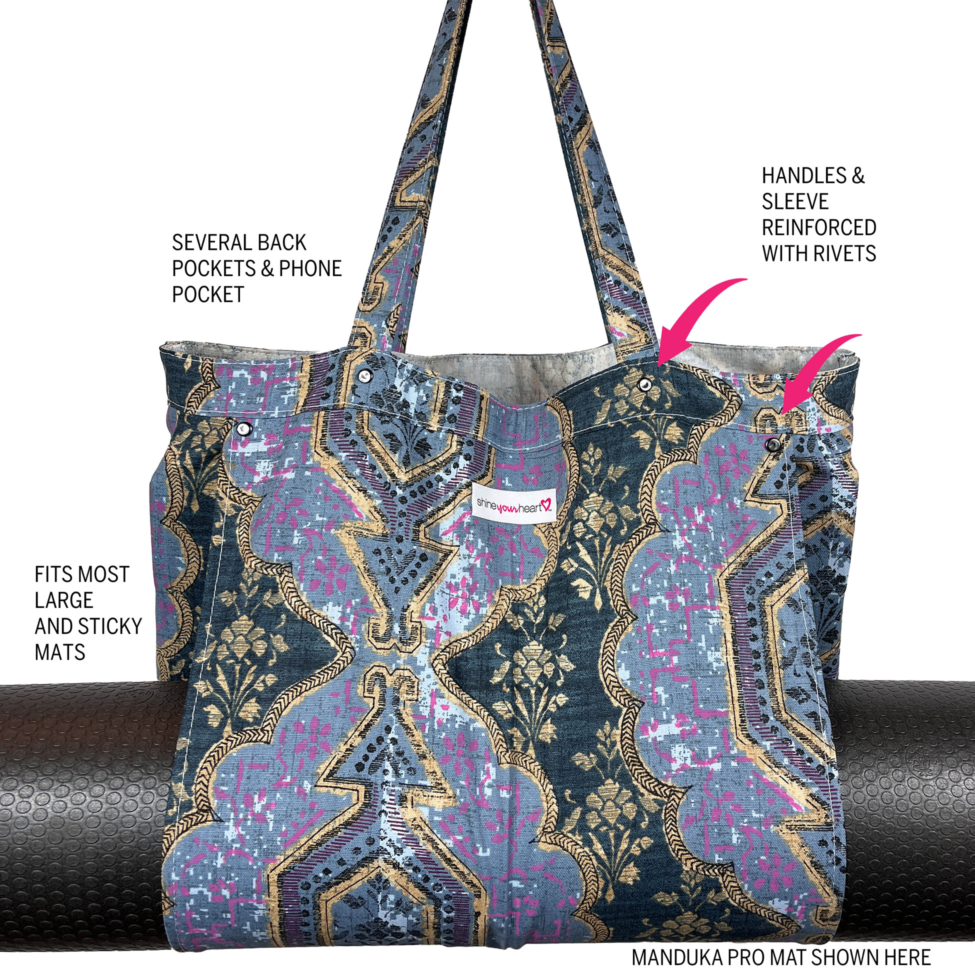 Getting My Zen On Yoga Mat Tote Bag – Rock On Ruby