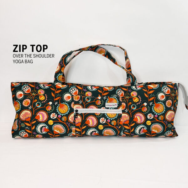 ZIP TOP Yoga Bag, Large Yoga Bag, Yoga Mat Bag, Shoulder Yoga Bag, Fashion Yoga Bag, Large Yoga Bag, Fitness Bag, Pilates Mat Bag