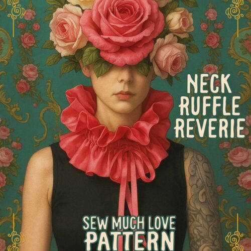 Sew Much Love Sewing Pattern Neck Ruffle Reverie