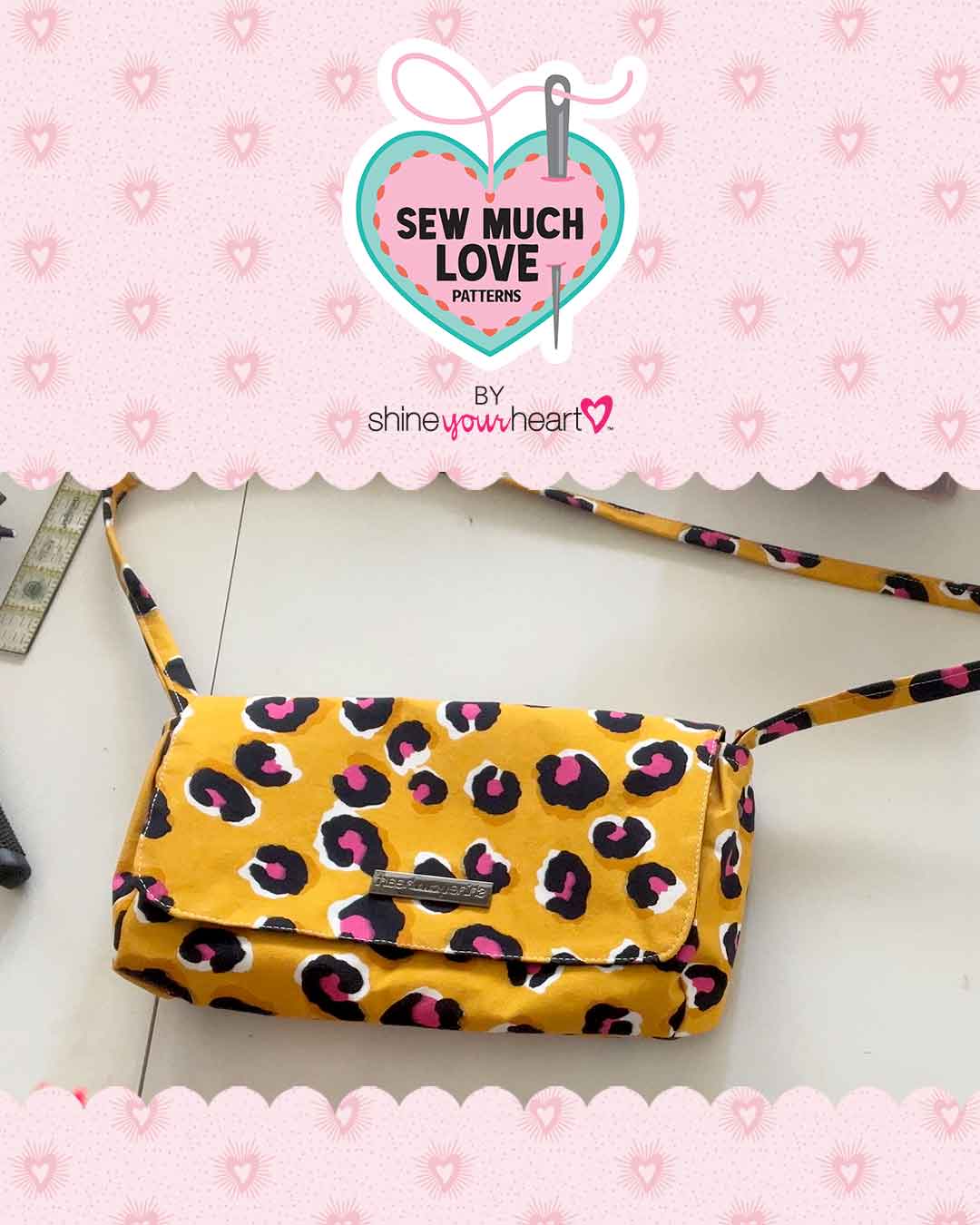 Magdalena Shoulder Bag Sewing Pattern In Two Sizes (PDF Pattern) - Image 9