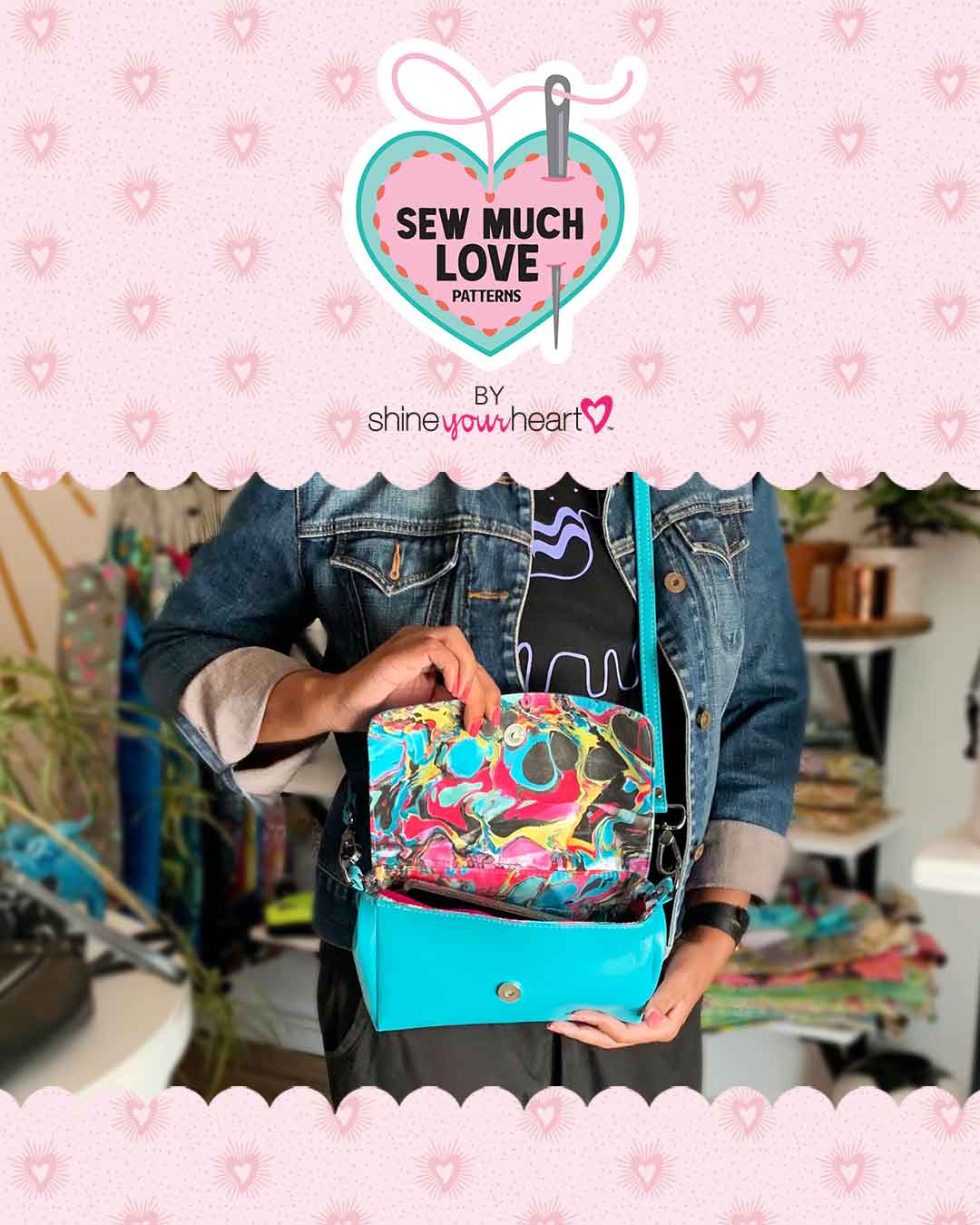 Magdalena Shoulder Bag Sewing Pattern In Two Sizes (PDF Pattern) - Image 18