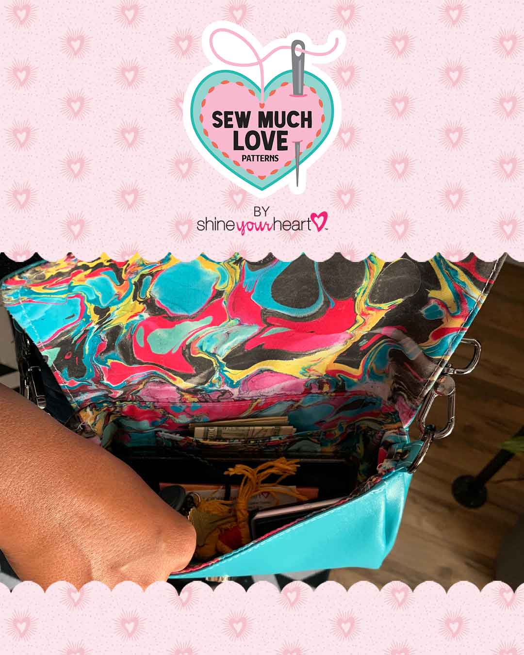 Magdalena Shoulder Bag Sewing Pattern In Two Sizes (PDF Pattern) - Image 17