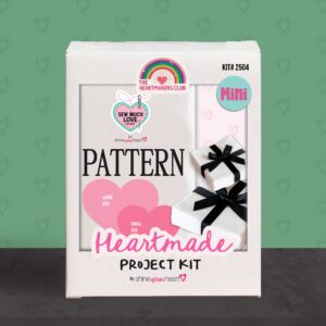 painted heart applique