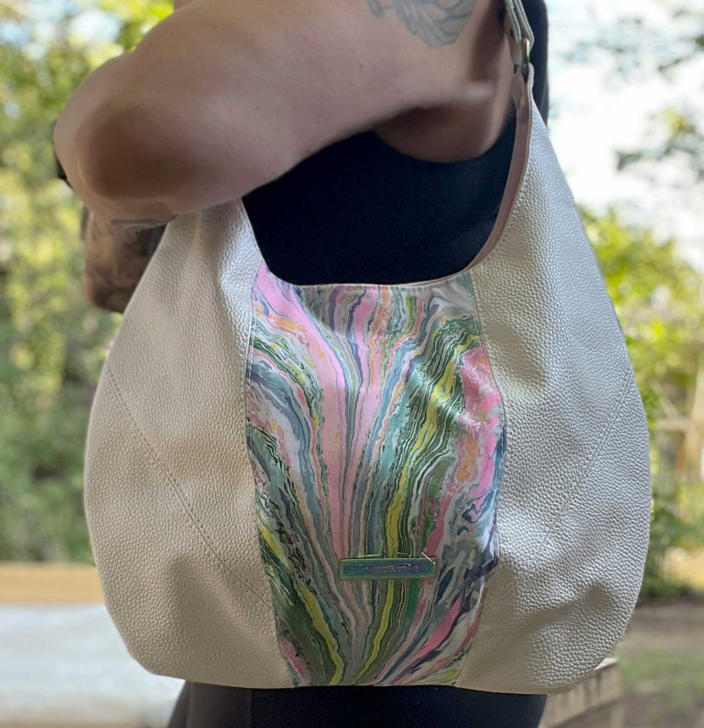 candy river creamsicle marbling study